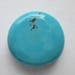 16.60 ct. Stabilized Kingman, AZ Turquoise Cabochon Gemstone, # 1AO 016