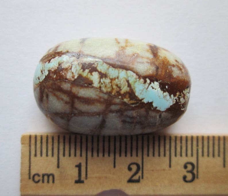 49.60 ct 100/% Natural Royston Ribbon Turquoise Cabochon Gemstone # DV 007