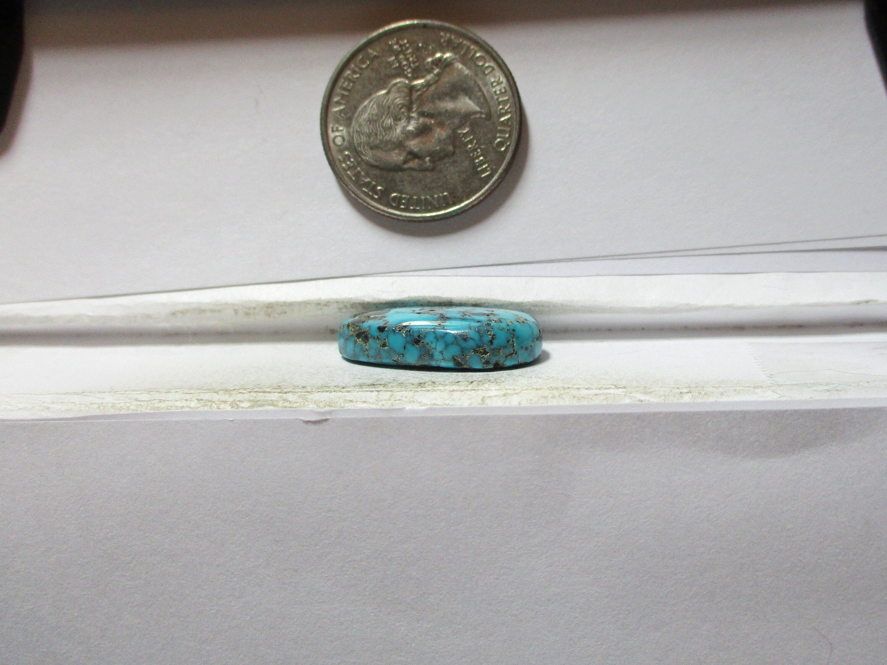 15.2 Ct. 23x13x5.5 Mm 100% Natural High Grade Web Cloud 15.2 Ct. 23x13x5.5 Mm 100% Natural High Grade Web Cloud