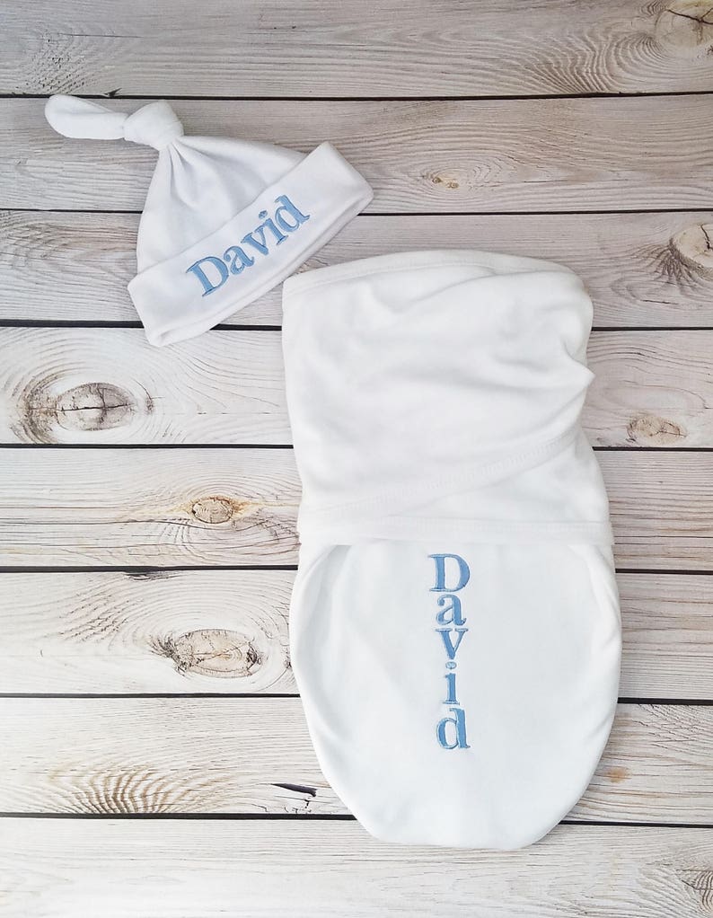 Baby Boy Swaddle Baby Boy Hospital Outfit Newborn Baby Boy Etsy