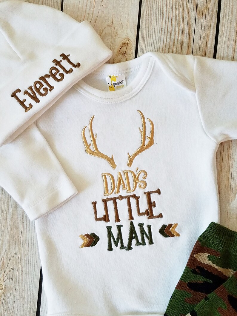Baby Boy Coming Home Outfit Personalized Baby Boy Camo Etsy