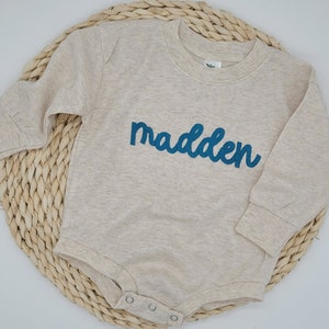 Personalized Baby Bubble with Embroidered Name