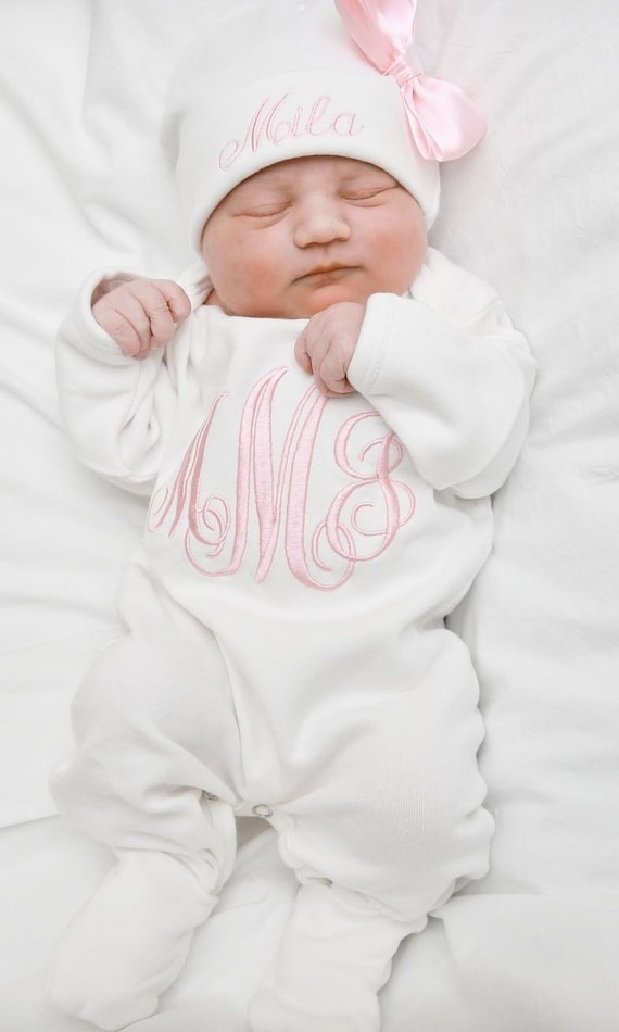 Monogram clearance newborn outfit