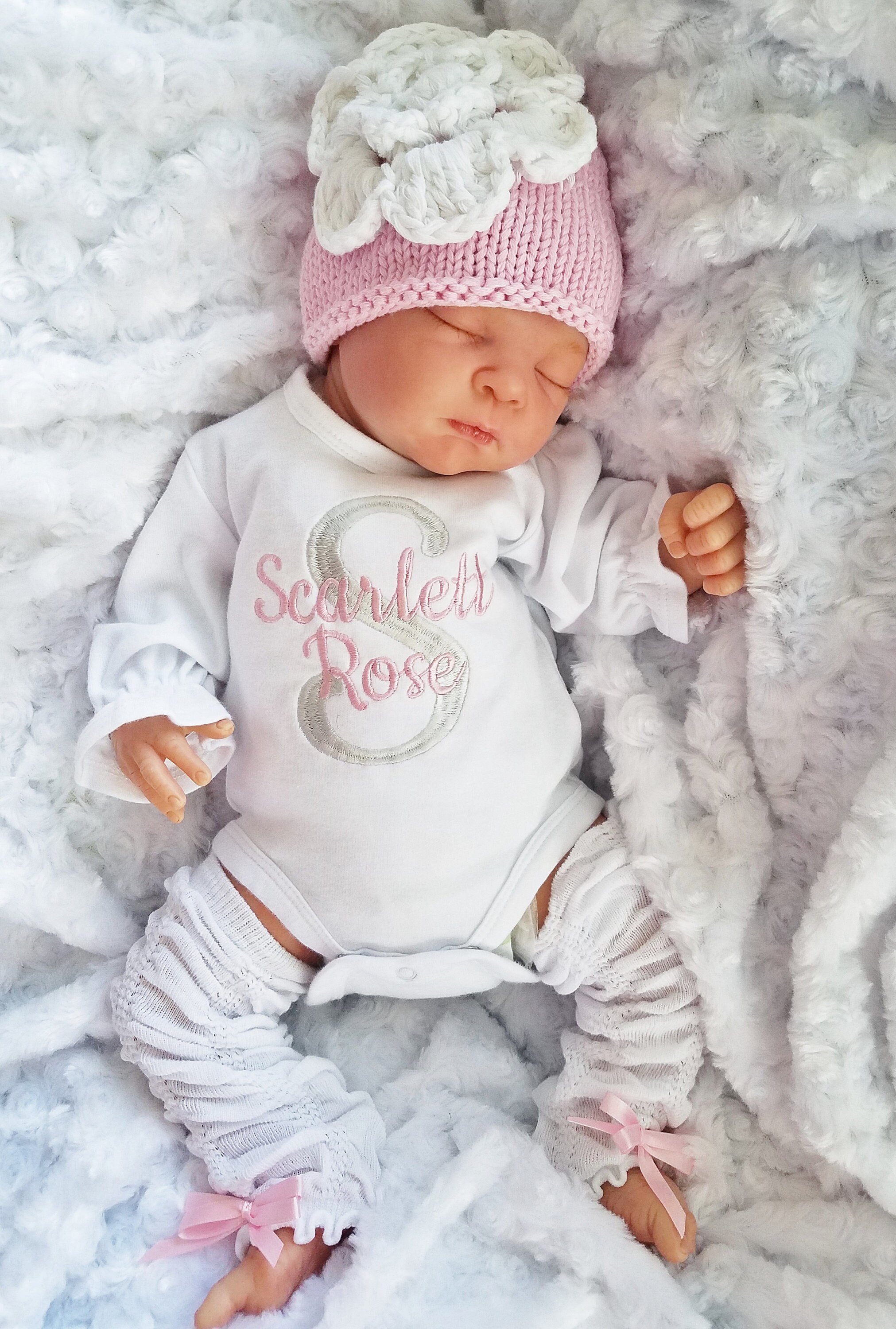 Baby Girls Coming Home Set,Personalized Onesie,Leggings and headband,Initials,Custom Shirt,Go Home Set,Hospital,Gift,Floral,Pant,Monogrammed