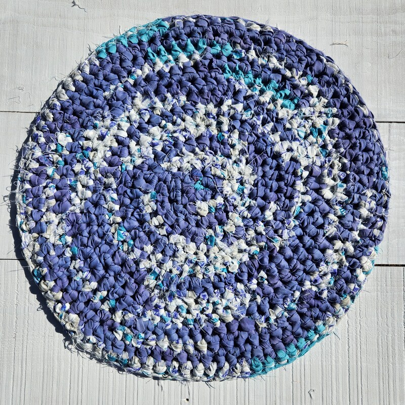 Upcycled Rag Rug - Etsy