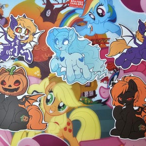PREMIUM water proof Halloween Pony Stickers