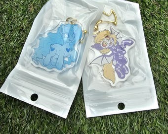Halloween Spooky Pony Keychains / Charms