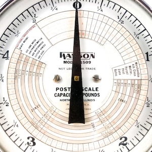 1963 Hanson Postal Scale