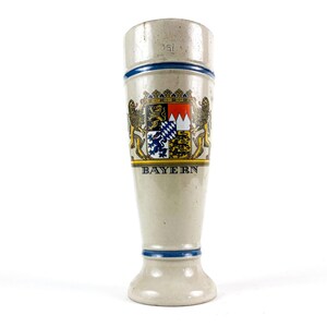 Vintage Bayern Bierkrug aus Keramik