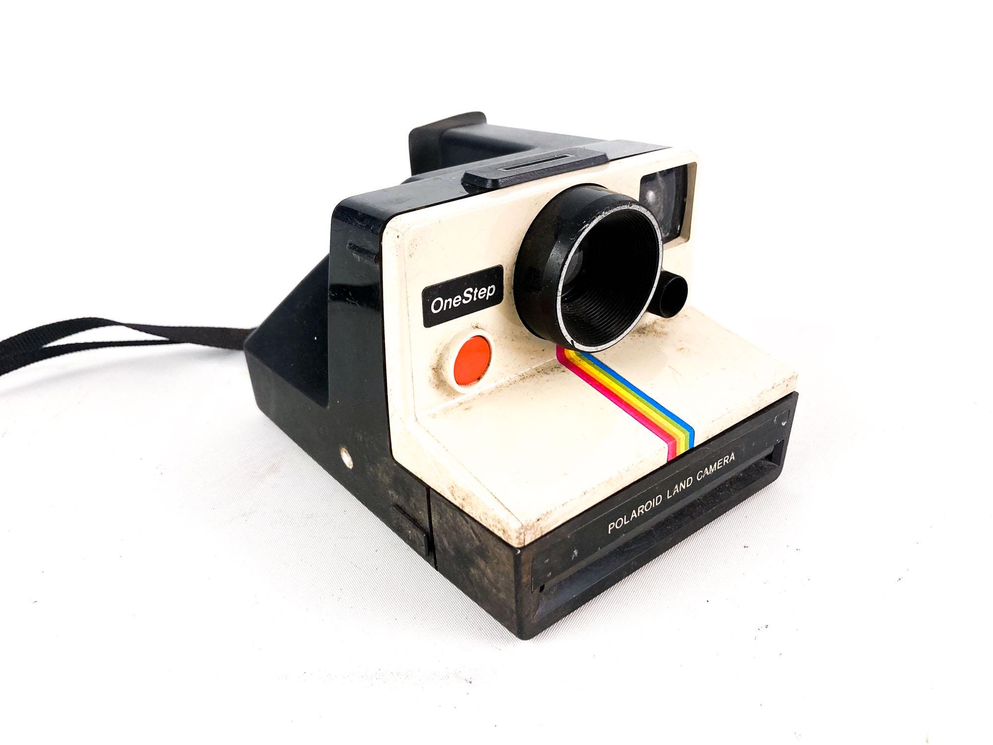 1980s Iconic Polaroid Rainbow Onestep Land Camera - Etsy 2x Vintage Polaroid OneStep Land Camera & OneStep Plus Rainbow  80\'s Q-Light main image 0
