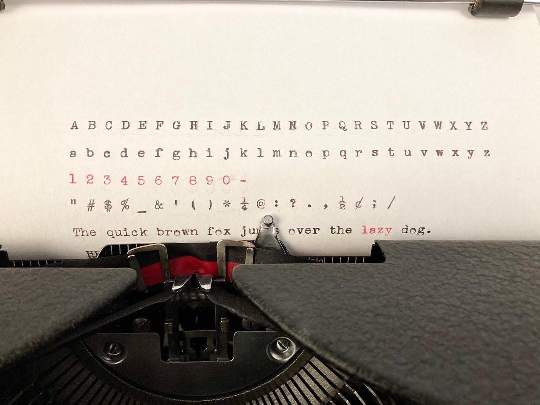 Type Written Notes Custom Typewritten Letters, Notes, Celebrations, Condolences, Recipes ...