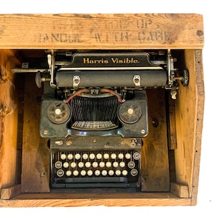 1920s Harris Visible typewriter