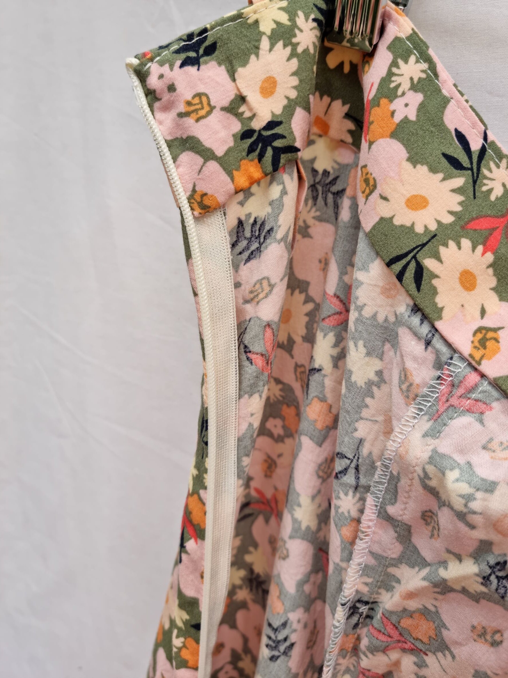 Culotte transparente imprimé floral Jardin d'hiver noir de Lou