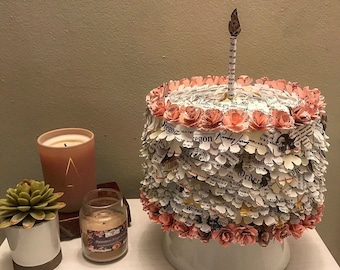 Cake Book Sculpture - Altered Book - Book Lover - First Anniversary - Fir Him or Her - Paper Gift - Literary Gift - sculpture
