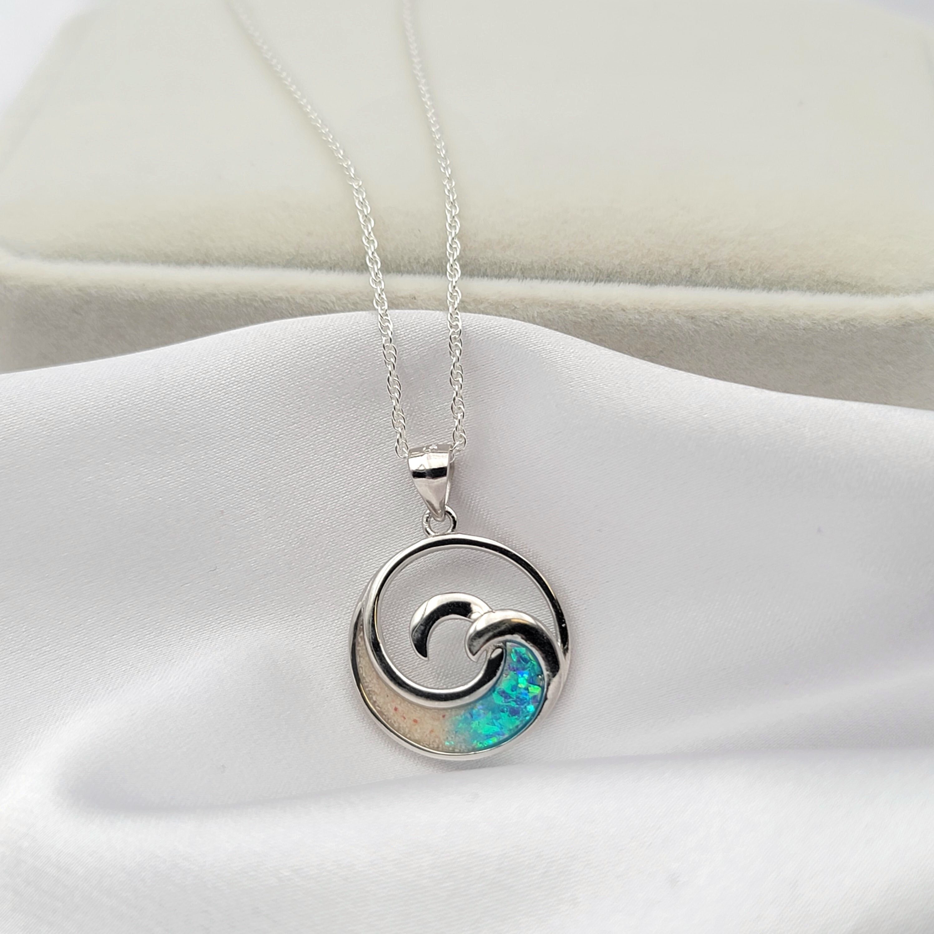 Wave Necklace Hawaiian Jewelry Beach Gifts Gift for Her - Etsy