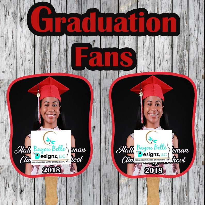 GRADUATION FANS, EVENT Fans, Grad Head, Face Fans, Face Fan on a Stick