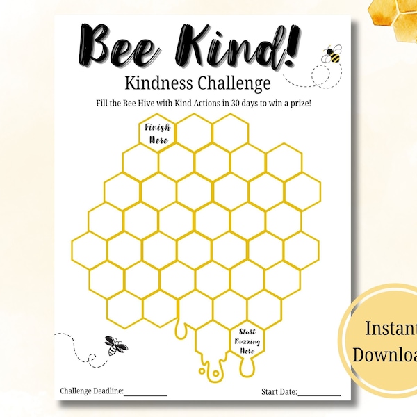 Bee Kind Kindness Game | Children's Kindness Activity | Classroom Kindness Game | Be Kind Challenge | School Games for Kids