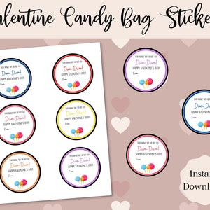 Valentine&#39;s Day Sticker | &quot;You Make My Heart Go Dum Dum&quot; Sticker | Printable Valentine&#39;s Sticker | Classroom Valentine | Kids Valentine |