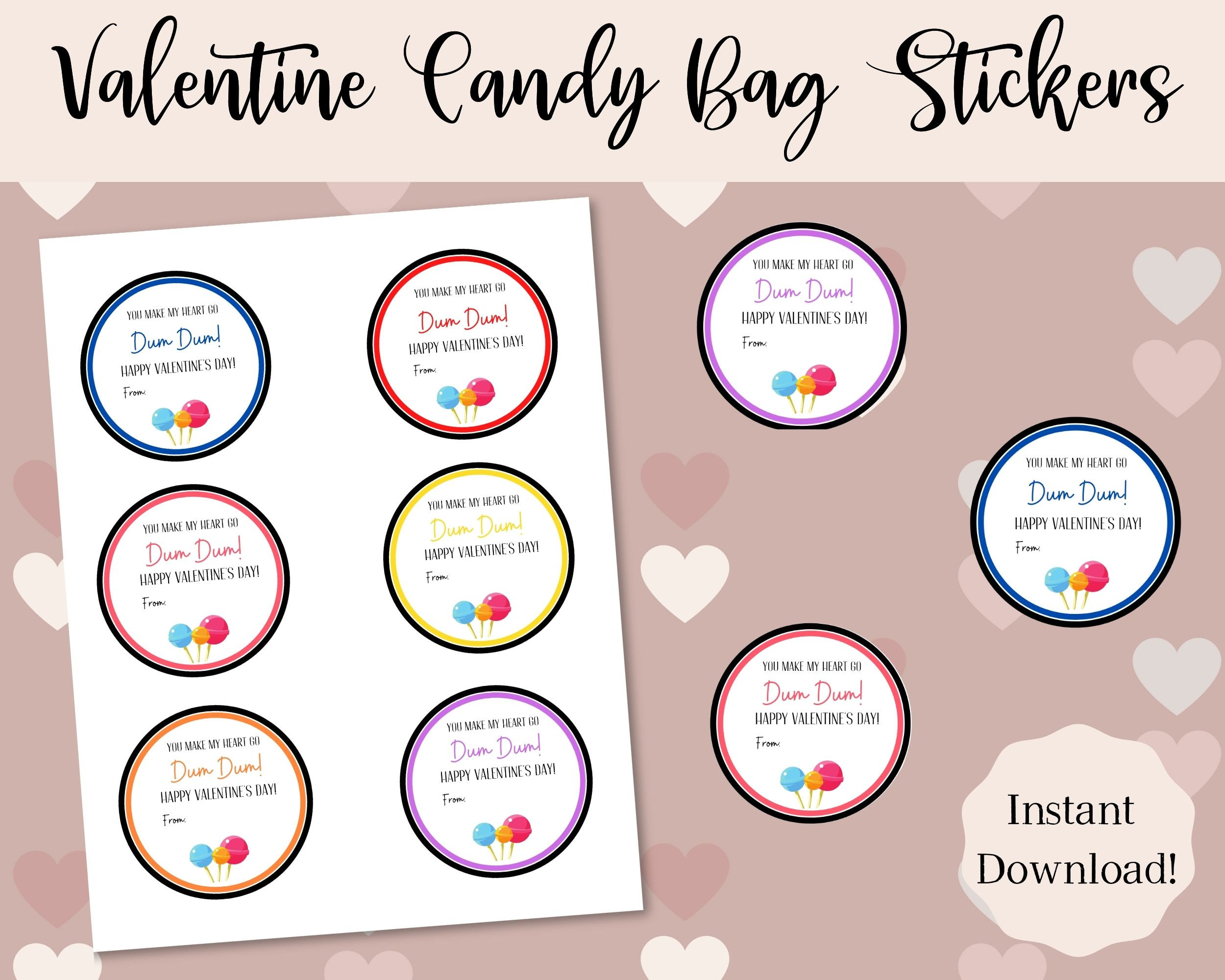 valentine's day sticker | "you make my heart go dum dum" sticker