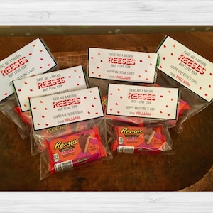 A Million Reeses Warum ich dich liebe Valentinskarte | Druckbare Valentinstag Taschen Topper | Kinder Valentinstag Printable | Klassenzimmer Valentine