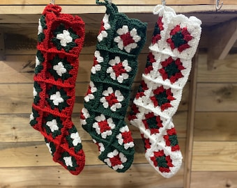 Crochet Holiday Stockings