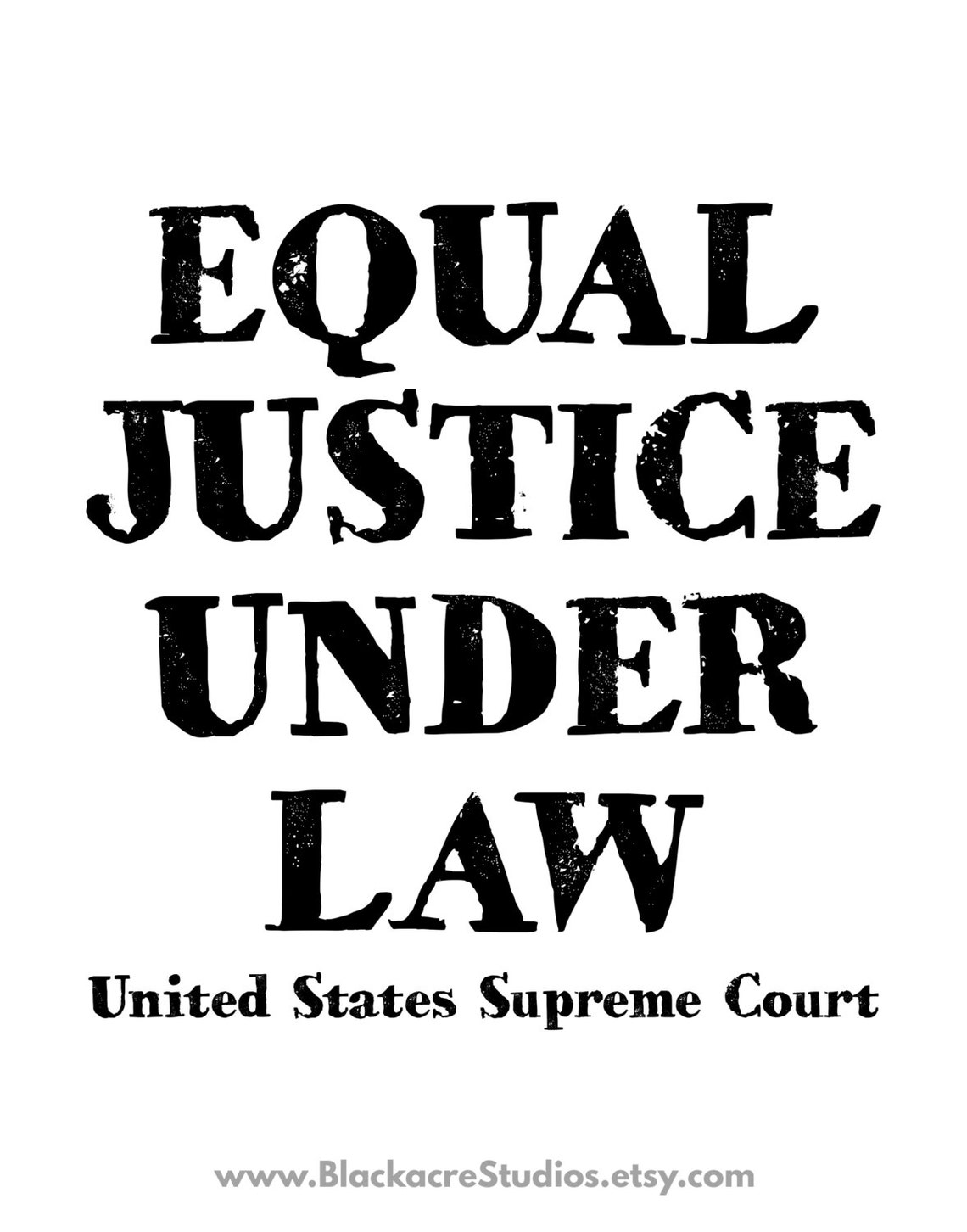 Equal Justice Under Law Law Office Decor Lawyer Gifts | Etsy 