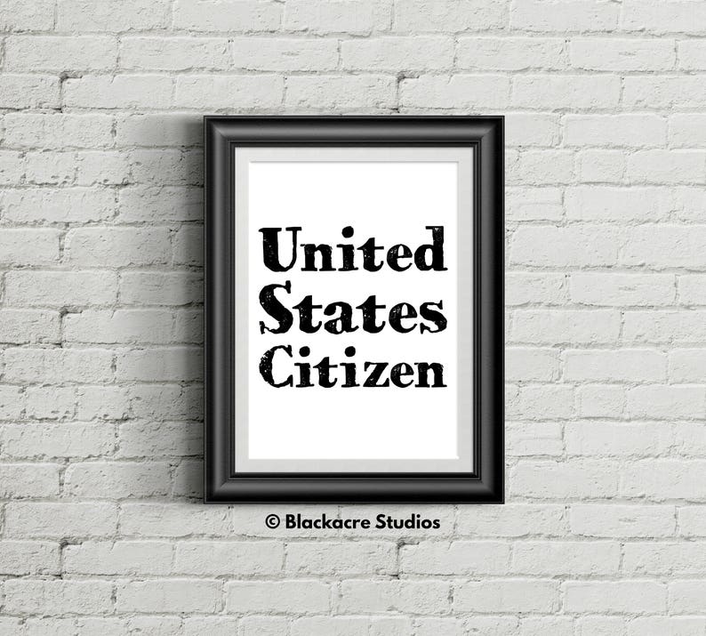 United States Citizen Citizenship Lawyer Law Firm Office | Etsy