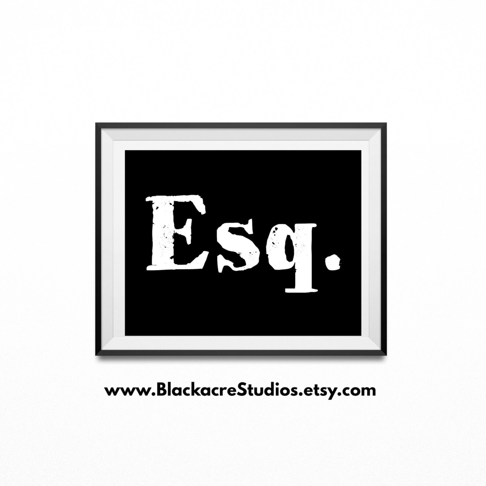 Esq. Abbreviation for Esquire Legal Profession Bar Etsy