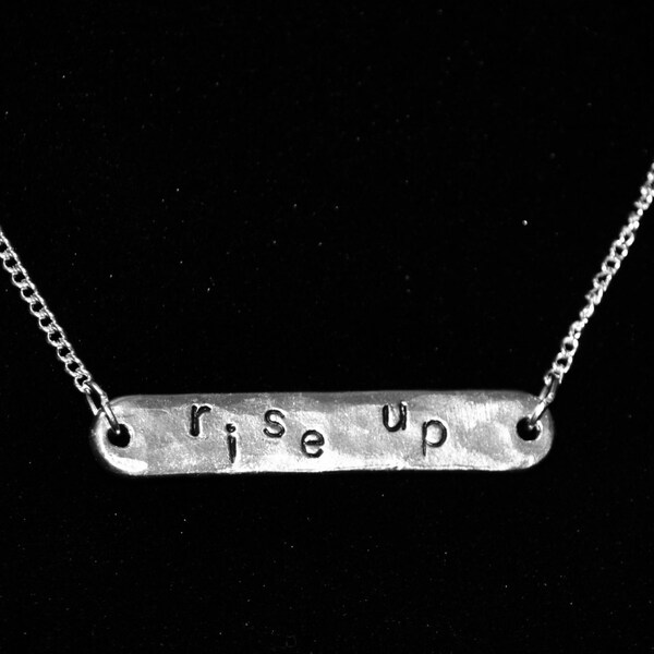 Rise Up Necklace inspirado en Hamilton Musical Broadway Alexander Hamilton