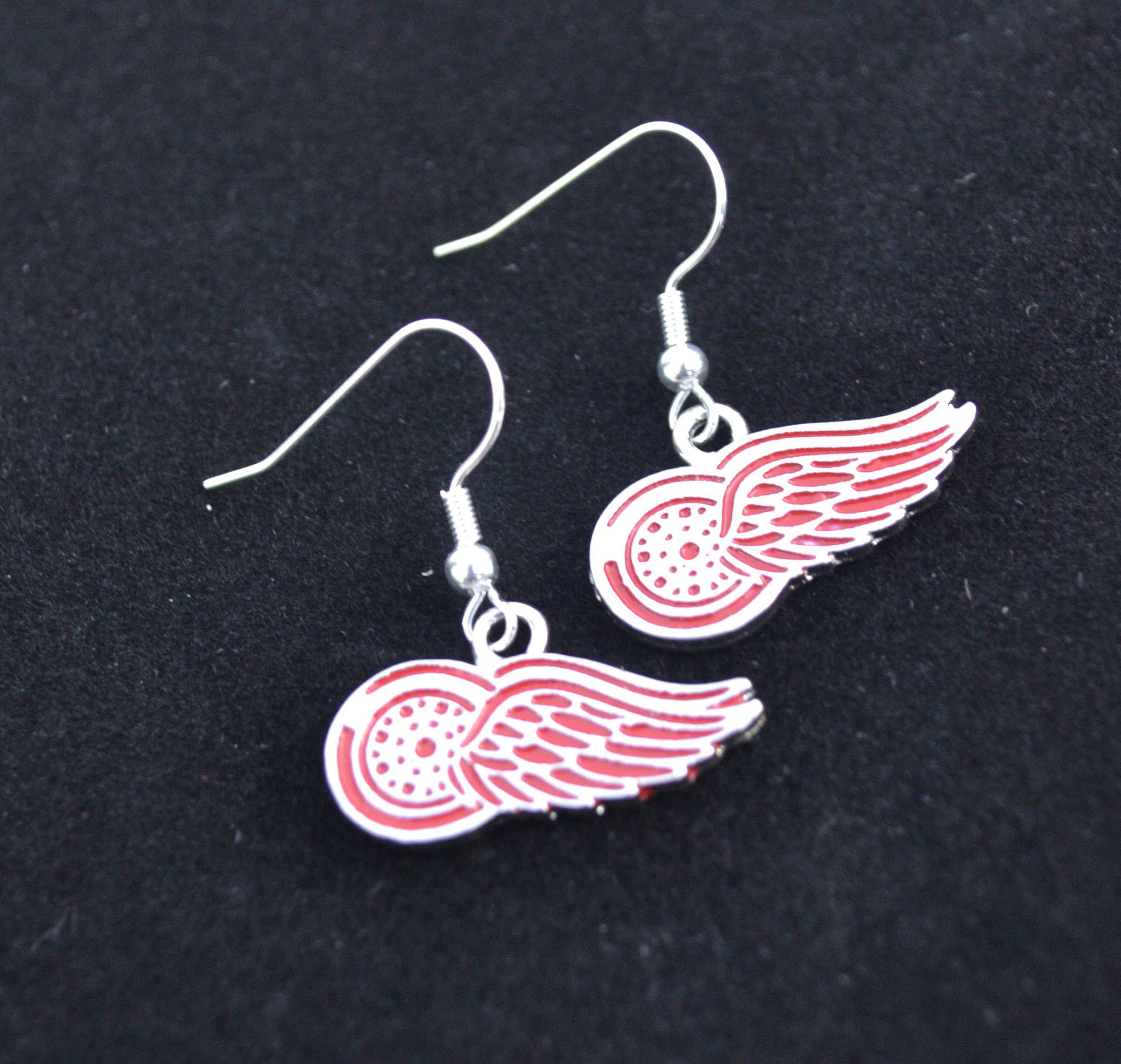Detroit Red Wings Earrings Joe Louis Arena Little Caesars Arena