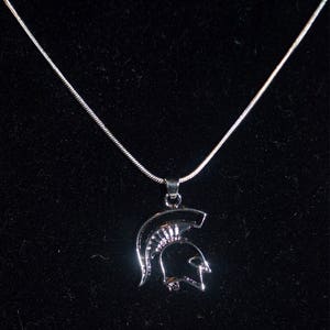 Michigan State Spartans Necklace MSU Sparty