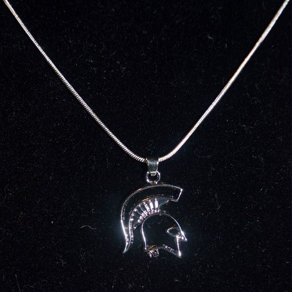 Michigan State Spartans Necklace MSU Sparty
