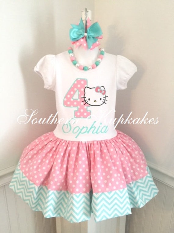 hello kitty first birthday outfit