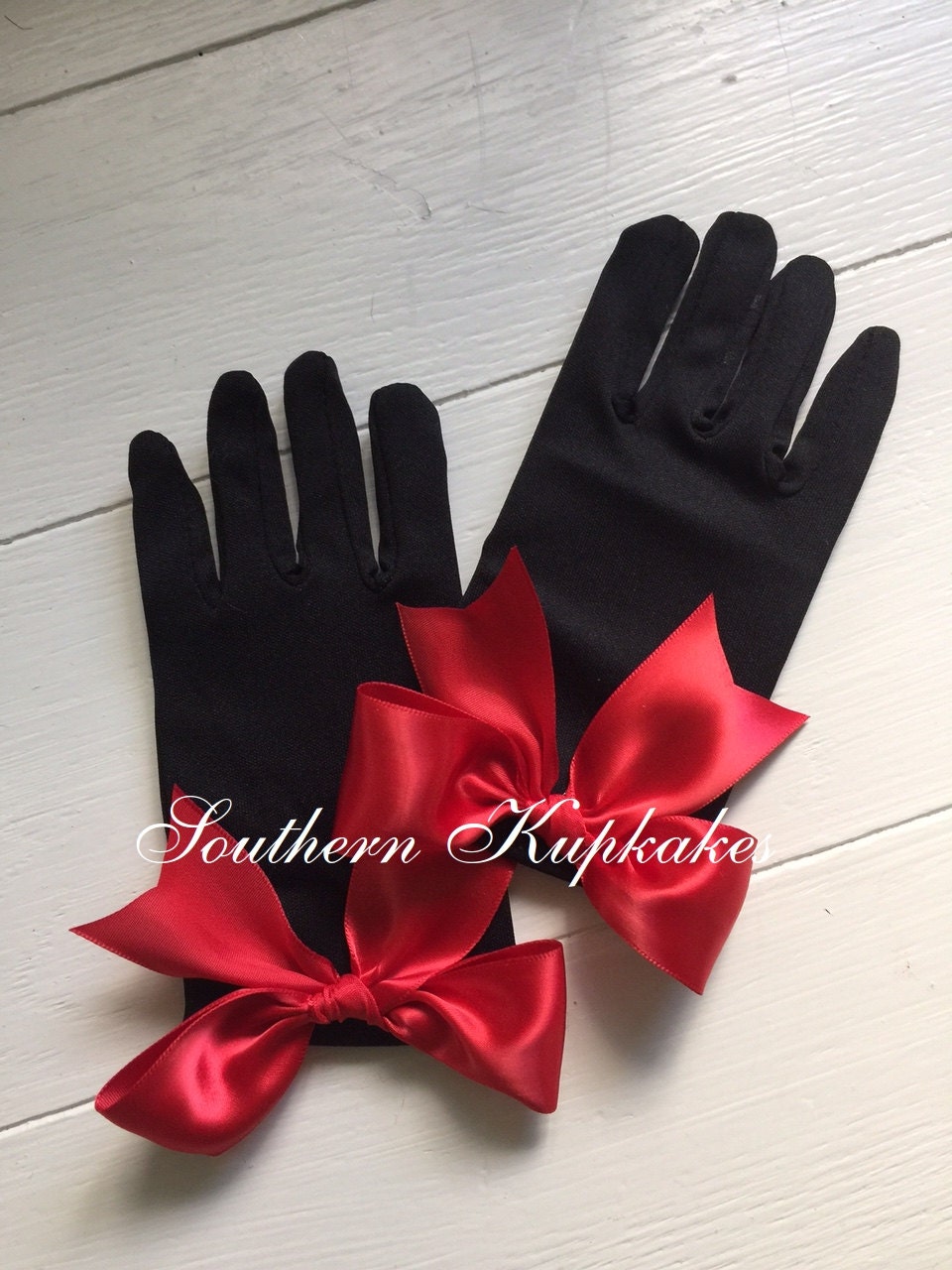 BLACK Glove Gloves Custom Costume Little Girls Sized Any COLOR - Etsy