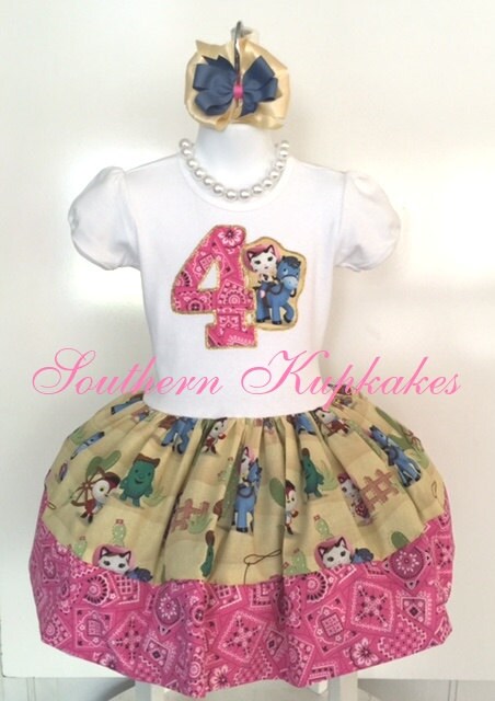 Sheriff Callie & Sparky Custom Twirl Dress Birthday Boutique | Etsy
