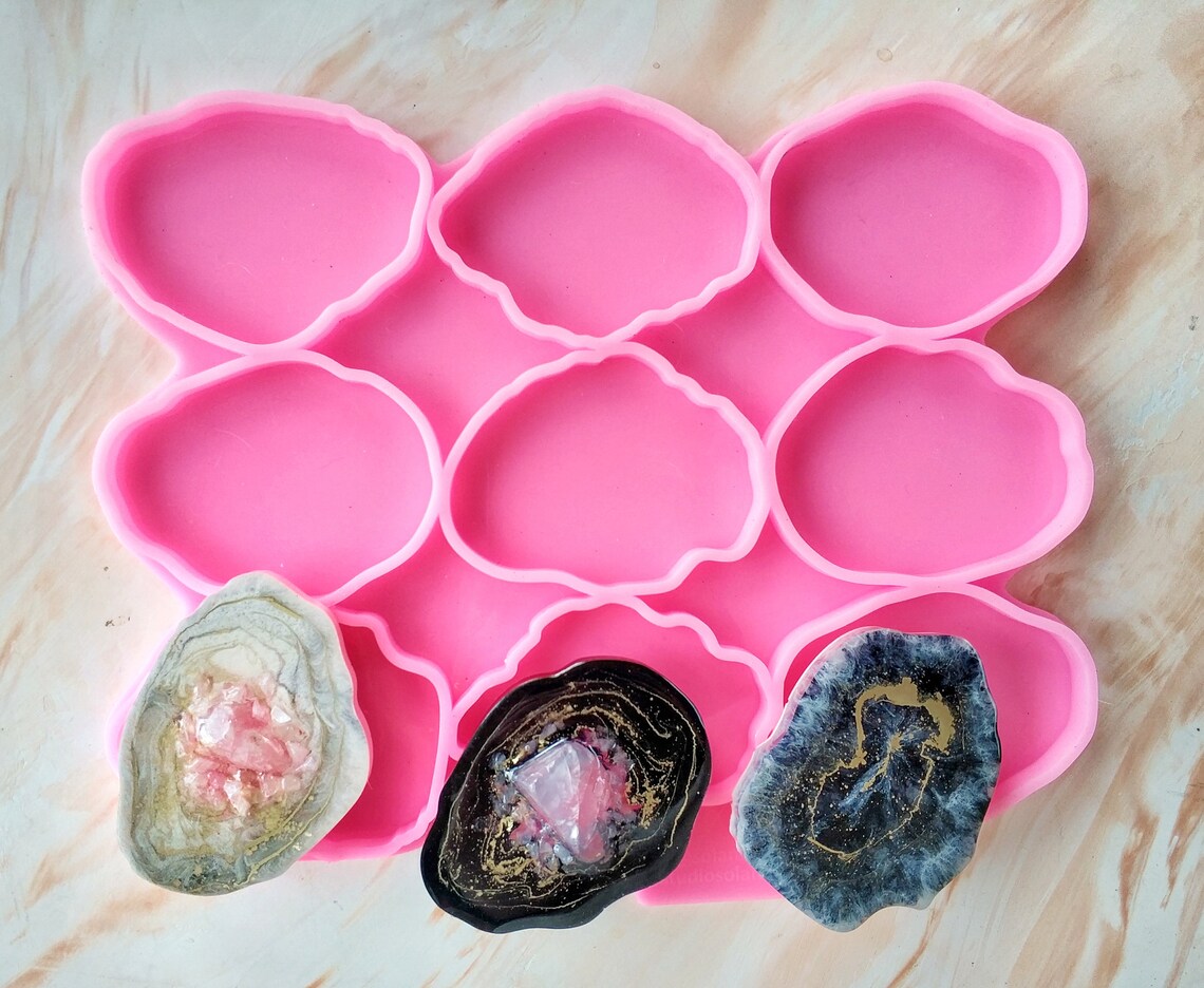 Napkin ring 100 Silicone mold for resinart Stone Segments Etsy