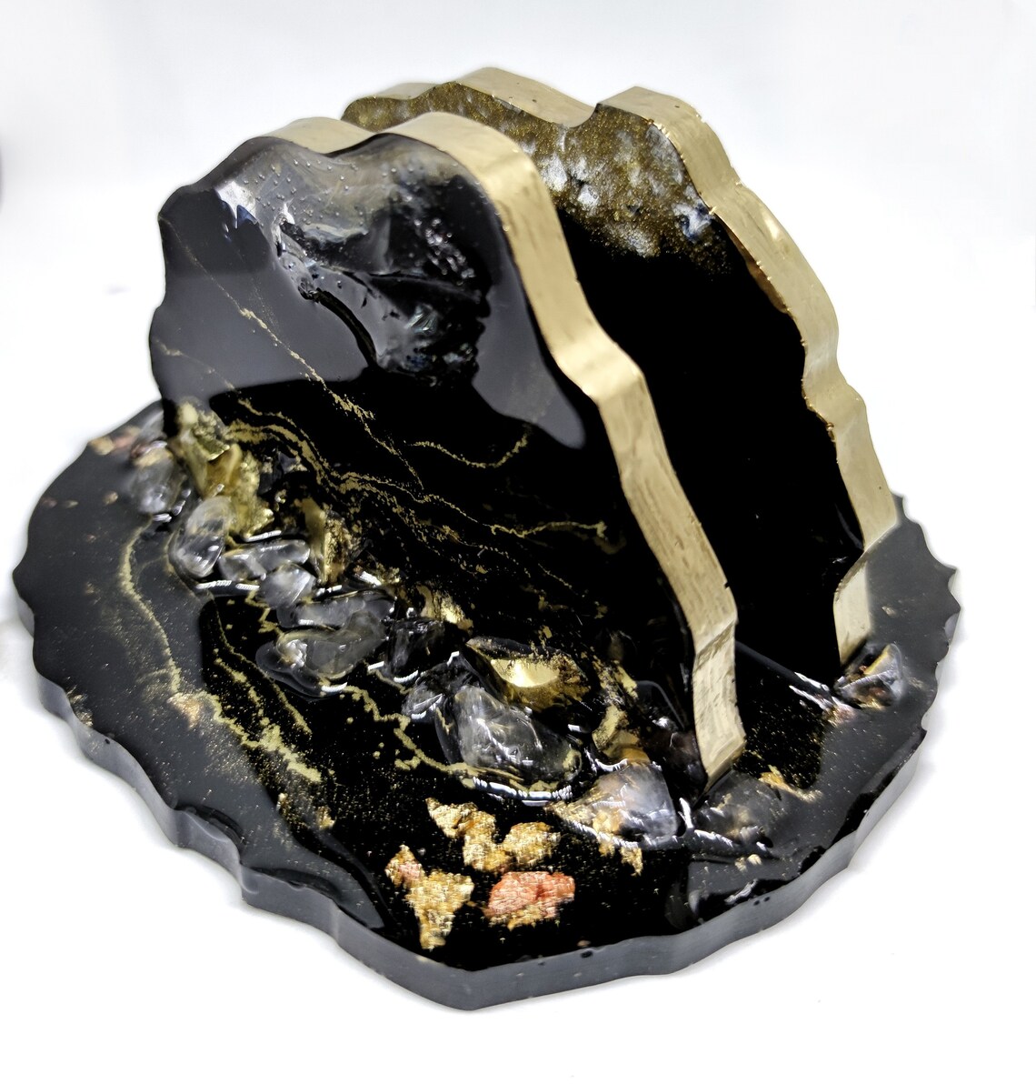 Napkin holder 22133b Silicone mold for resinart Stone Etsy