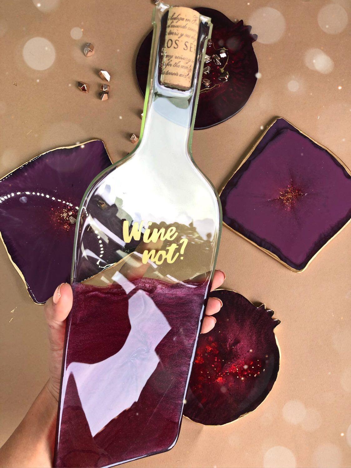 Wine Bottle Silicone Mold for Resinart Mould for Epoxy Etsy