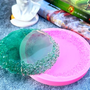 Silicone mold "Crystal Art" shape- Silicone mold for resinart - Mold for epoxy resin, gypsum, plaster,  jesmonite, cement