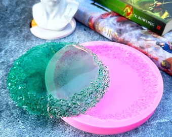 Silicone mold "Crystal Art" shape- Silicone mold for resinart - Mold for epoxy resin, gypsum, plaster,  jesmonite, cement