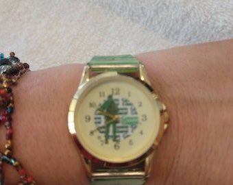Vintage Ho! Ho! Ho! Green Giant Wrist Watch