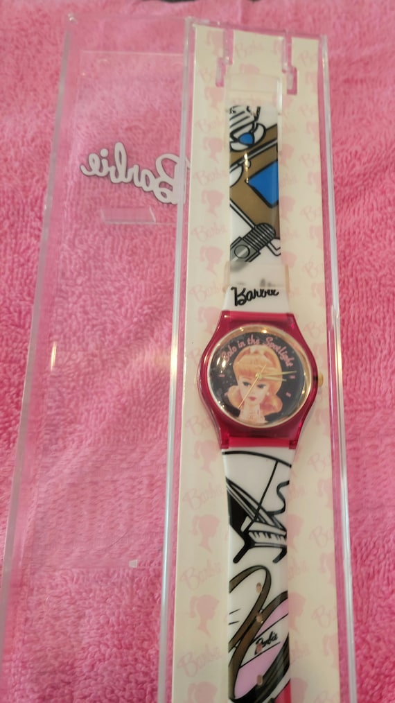 Vintage  1990's Barbie Wrist Watch  In Original Pa