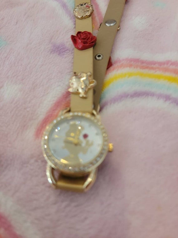 Rare Vintage Disney Beauty and The Beast Wrap Wri… - image 3
