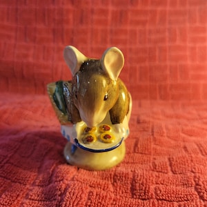 Vintage Authentic Beswick Beatrix Potter Figurine &quot;Appley Dapply&quot; BP3a Beswick Brown 1973