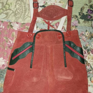 Vintage German Lederhosen Handbag/ Purse