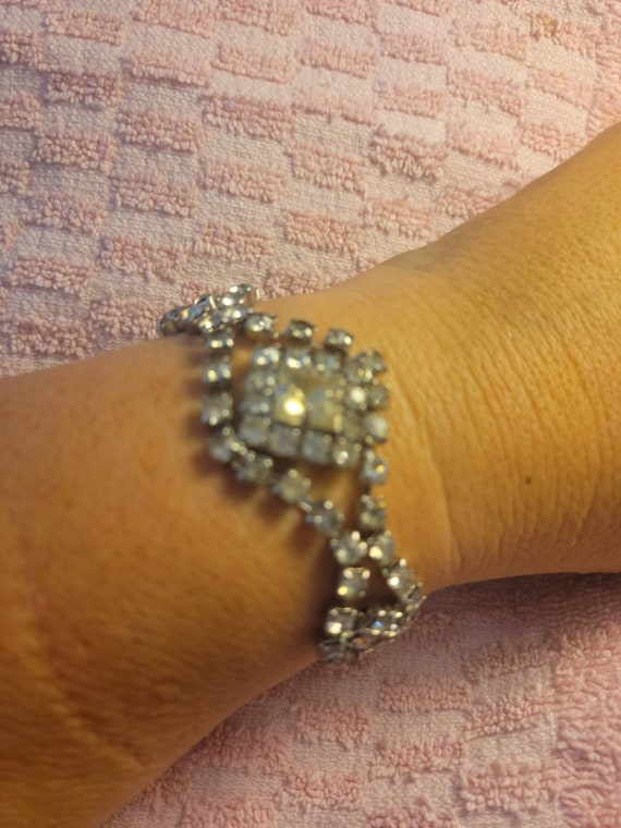 Antique 1920s Rhinestone Bracelet