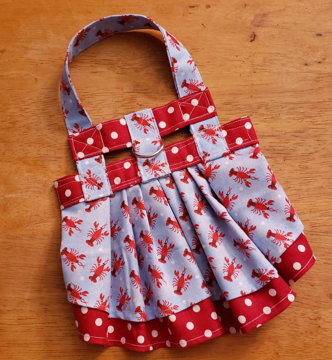 Lobsters Harness Dog Dress FREE DOMESTIC SHIPPING Etsy