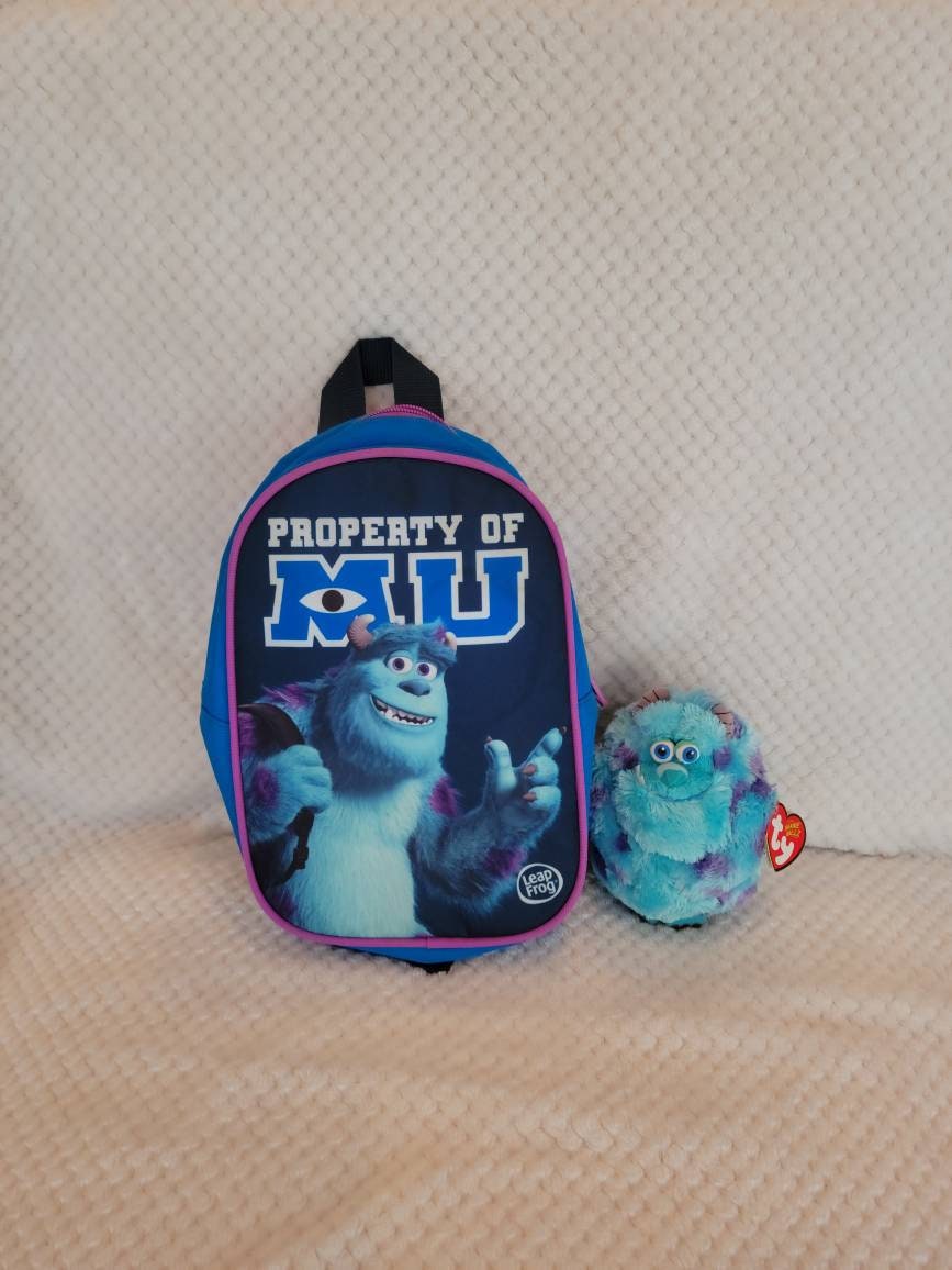 Disney Sulley Backpack Kids School Bag Monsters Inc Sullivan Plush