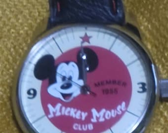 Vintage 1980's Special Edition Mickey Mouse Club Wrist Watch
