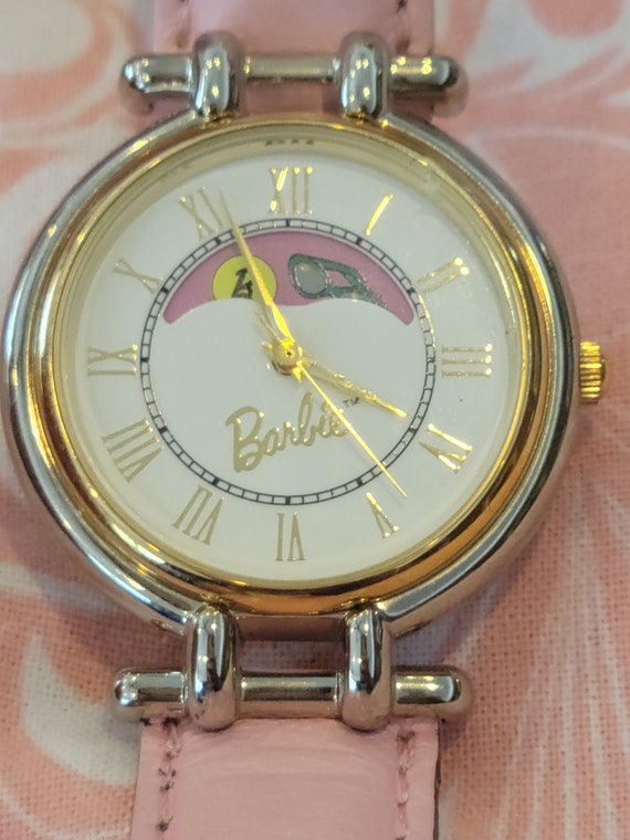 Vintage 1995 Barbie Wrist Watch with Zipper Bag - image 1